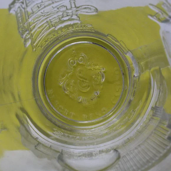 Silver Legacy Resort Casino Reno Nevada Heavy Glass 24 oz Mug Stein Oil Rig - Picture 4 of 5